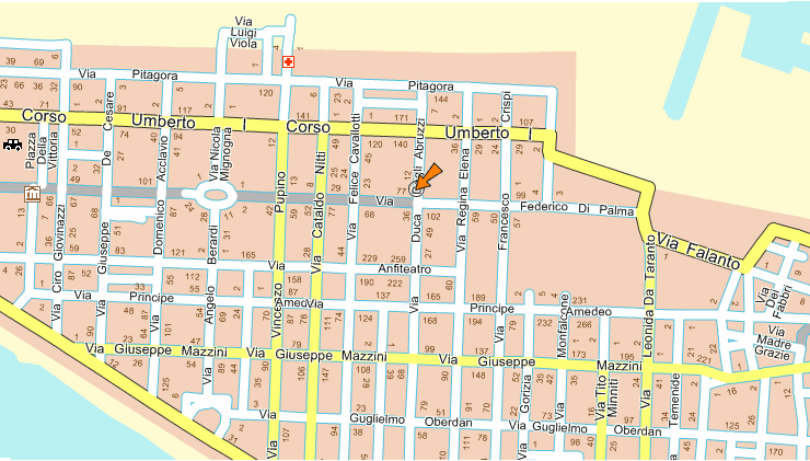 Immagine: mappa del quartiere estesa